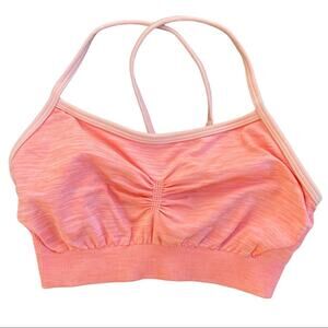 CALIA By Carrie Underwood Coral Spacedye Crisscross Straps Sports Bra Size XS
